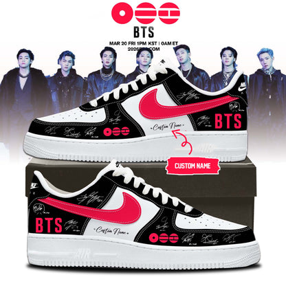 LIMITED EDITION - BTS COMEBACK WORLD TOUR AF1 SHOES