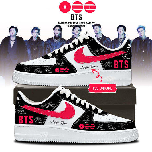 LIMITED EDITION - BTS COMEBACK WORLD TOUR AF1 SHOES