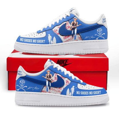 LIMITED EDITION - NEW CUSTOMIZED KENNY CHESNEY AF1 SHOES