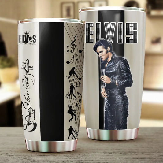 LIMITED EDITION - NEW CUSTOMIZED ELVIS PRESLEY TUMBLER CUP