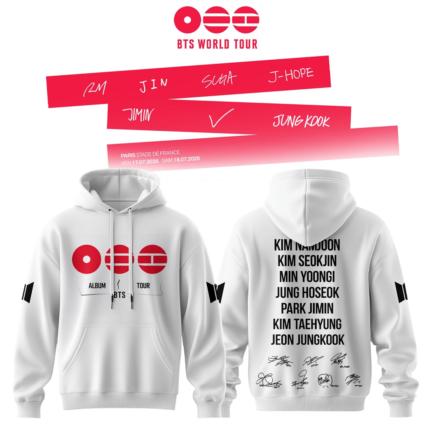 LIMITED EDITION - BTS COMEBACK WORLD TOUR APPAREL