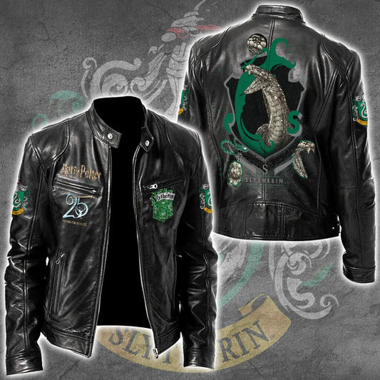 LIMITED EDITION - NEW CUSTOMIZED HRPT MOTORCYCLE LEATHER JACKET