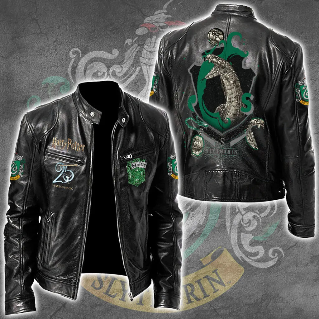LIMITED EDITION - NEW CUSTOMIZED HRPT MOTORCYCLE LEATHER JACKET