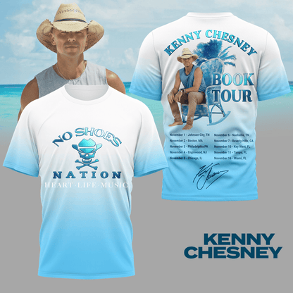 LIMITED EDITION - NEW CUSTOMIZED KENNY CHESNEY T-SHIRT, HOODIE, ZIP HOODIE