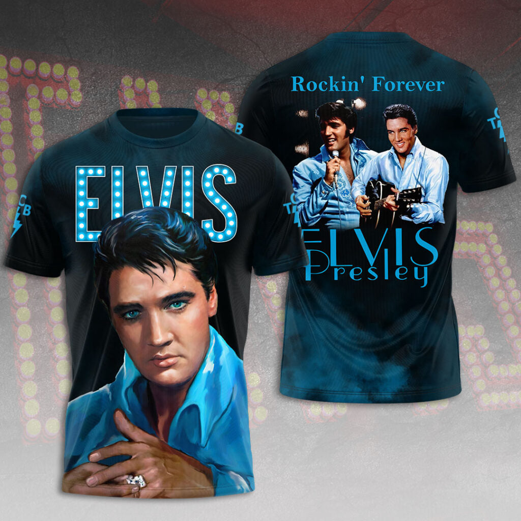 LIMITED EDITION - NEW CUSTOMIZED ELVIS PRESLEY T-SHIRT, HOODIE, ZIP HOODIE