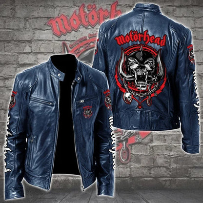 LIMITED EDITION - NEW CUSTOMIZED MOTÖRHEAD MOTORCYCLE LEATHER JACKET
