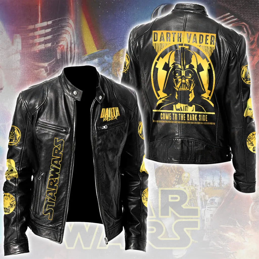 LIMITED EDITION - NEW CUSTOMIZED STWA MOTORCYCLE LEATHER JACKET