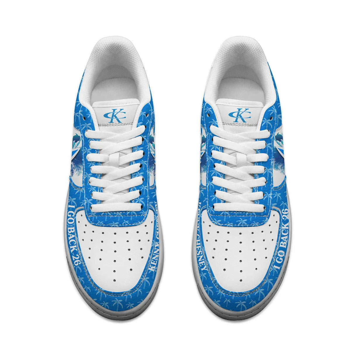 LIMITED EDITION - NEW CUSTOMIZED KENNY CHESNEY AF1 SHOES