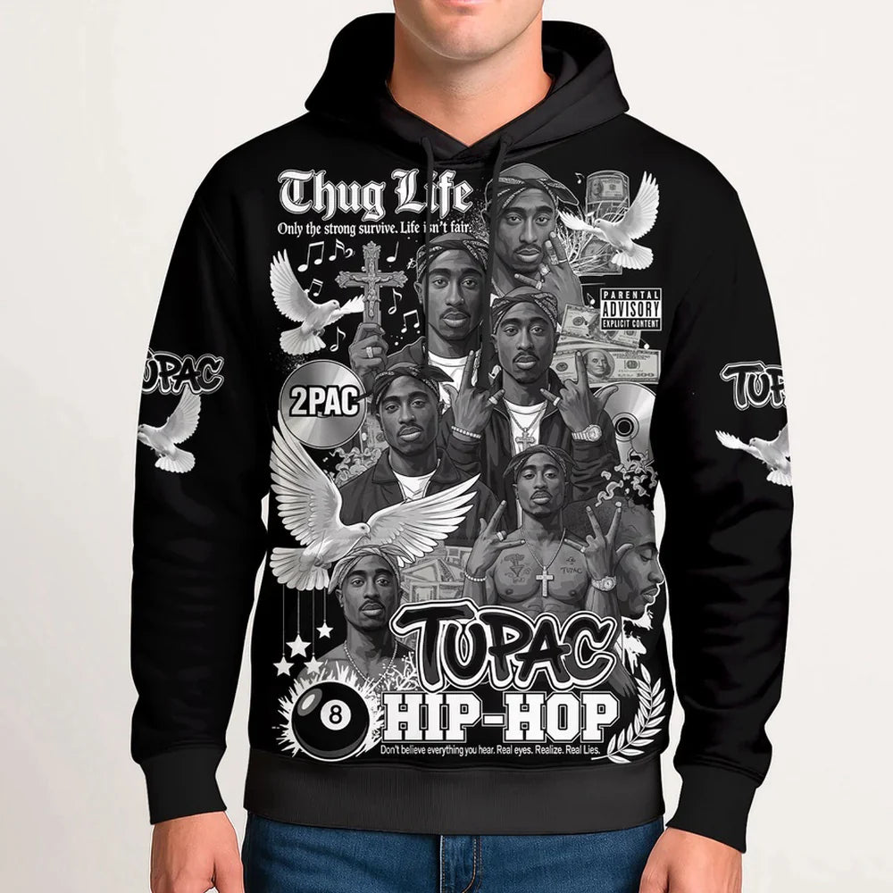 LIMITED EDITION - NEW CUSTOMIZED TUPAC SHAKUR T-SHIRT, HOODIE, ZIP HOODIE