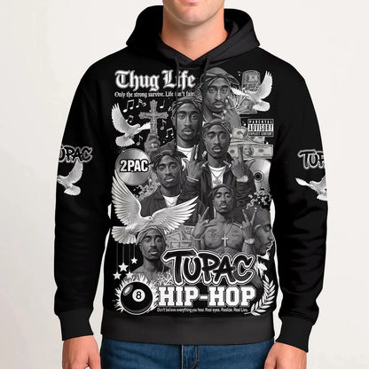 LIMITED EDITION - NEW CUSTOMIZED TUPAC SHAKUR T-SHIRT, HOODIE, ZIP HOODIE