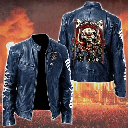LIMITED EDITION - NEW CUSTOMIZED MOTÖRHEAD MOTORCYCLE LEATHER JACKET