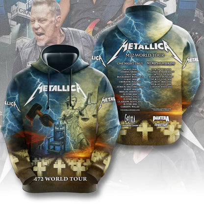 LIMITED EDITION - NEW CUSTOMIZED METALLICA T-SHIRT, HOODIE, ZIP HOODIE