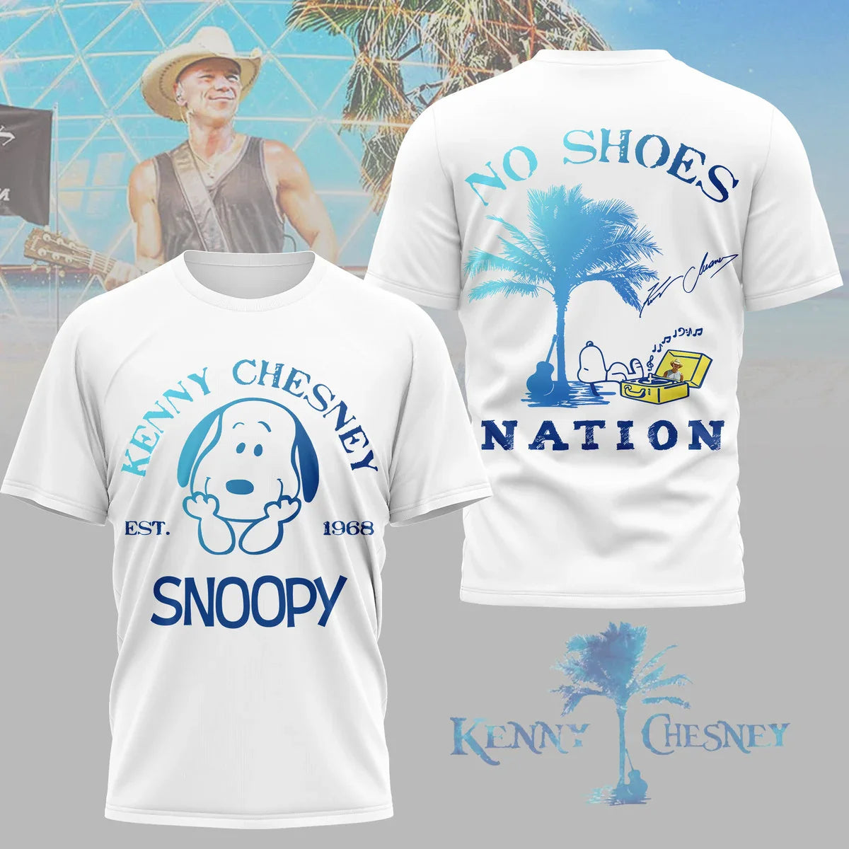 LIMITED EDITION - NEW CUSTOMIZED KENNY CHESNEY T-SHIRT, HOODIE, ZIP HOODIE