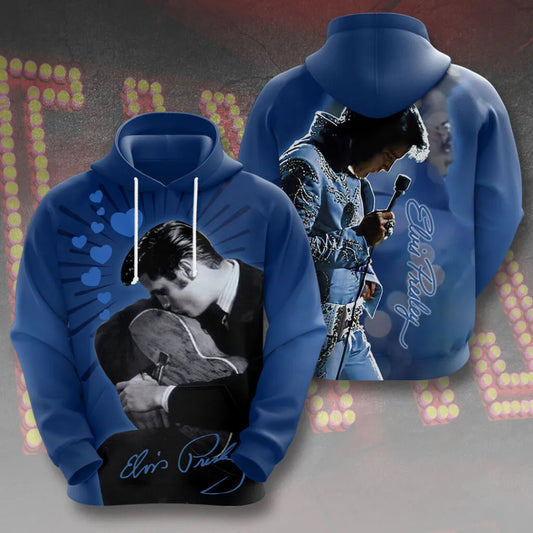 LIMITED EDITION - NEW CUSTOMIZED ELVIS PRESLEY T-SHIRT, HOODIE, ZIP HOODIE