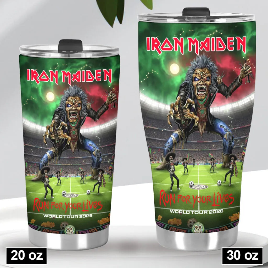 LIMITED EDITION - NEW CUSTOMIZED IRON MAIDEN TUMBLER CUP