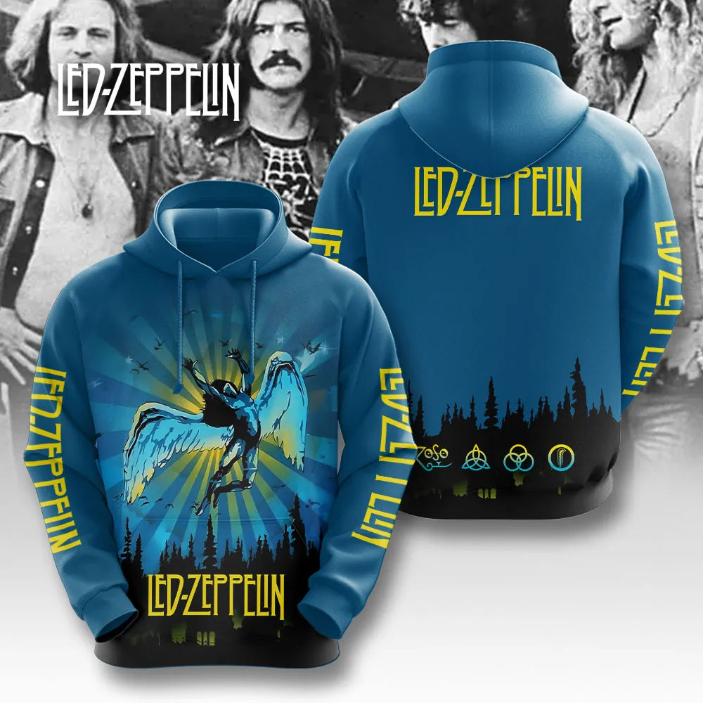 LIMITED EDITION - NEW CUSTOMIZED LED ZEPPELIN T-SHIRT, HOODIE, ZIP HOODIE