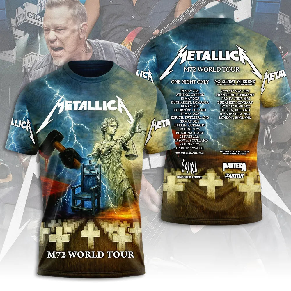 LIMITED EDITION - NEW CUSTOMIZED METALLICA T-SHIRT, HOODIE, ZIP HOODIE