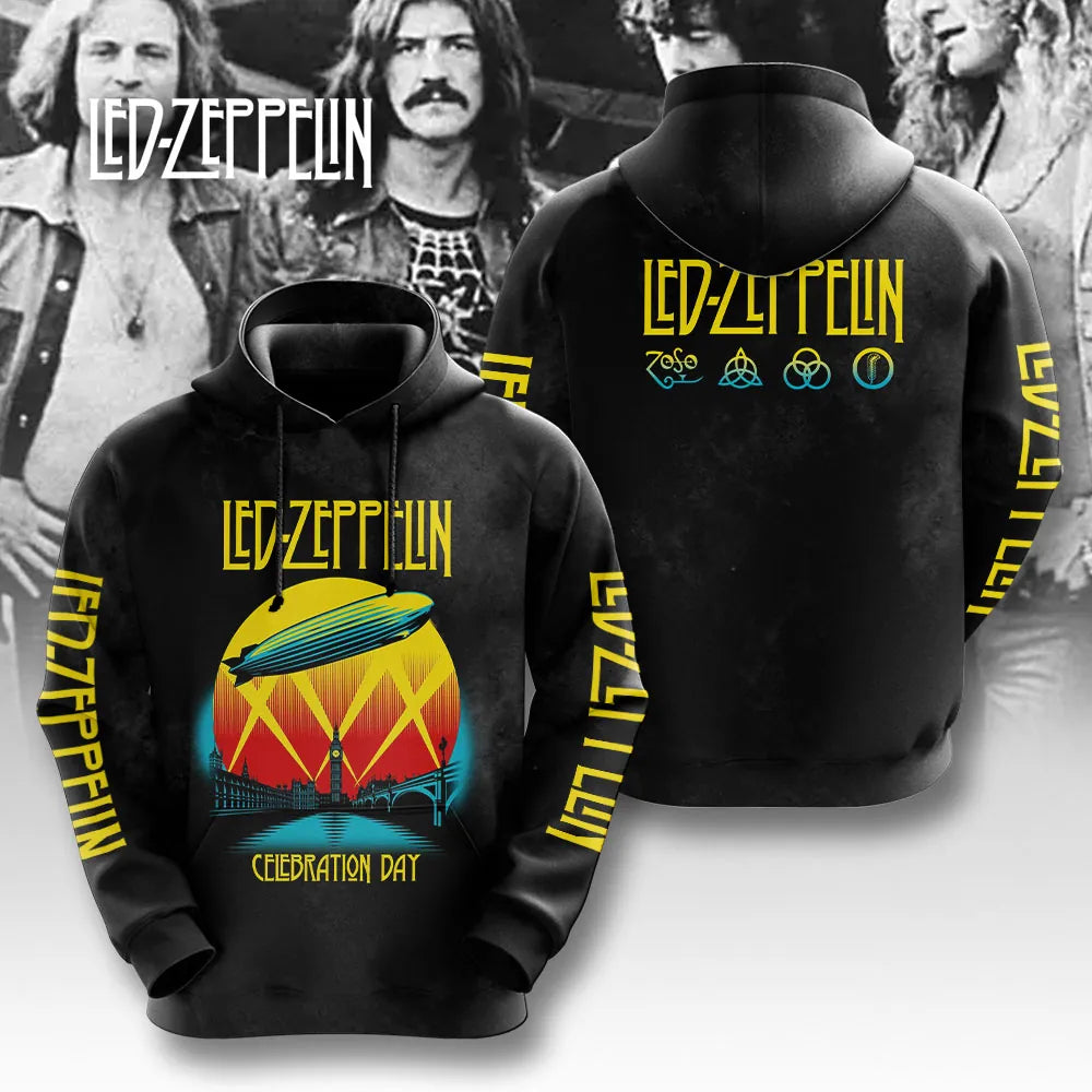LIMITED EDITION - NEW CUSTOMIZED LED ZEPPELIN T-SHIRT, HOODIE, ZIP HOODIE