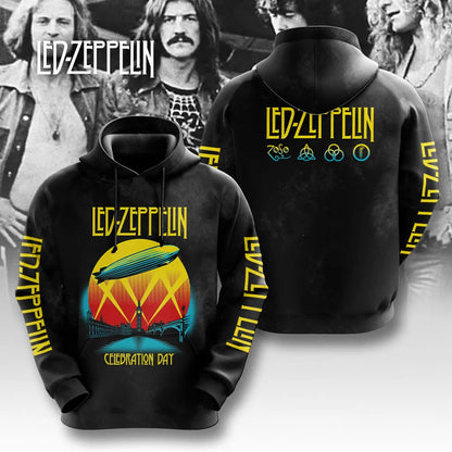 LIMITED EDITION - NEW CUSTOMIZED LED ZEPPELIN T-SHIRT, HOODIE, ZIP HOODIE