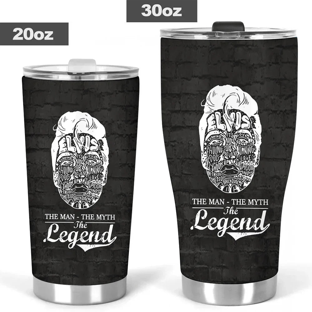 LIMITED EDITION - NEW CUSTOMIZED ELVIS PRESLEY TUMBLER CUP