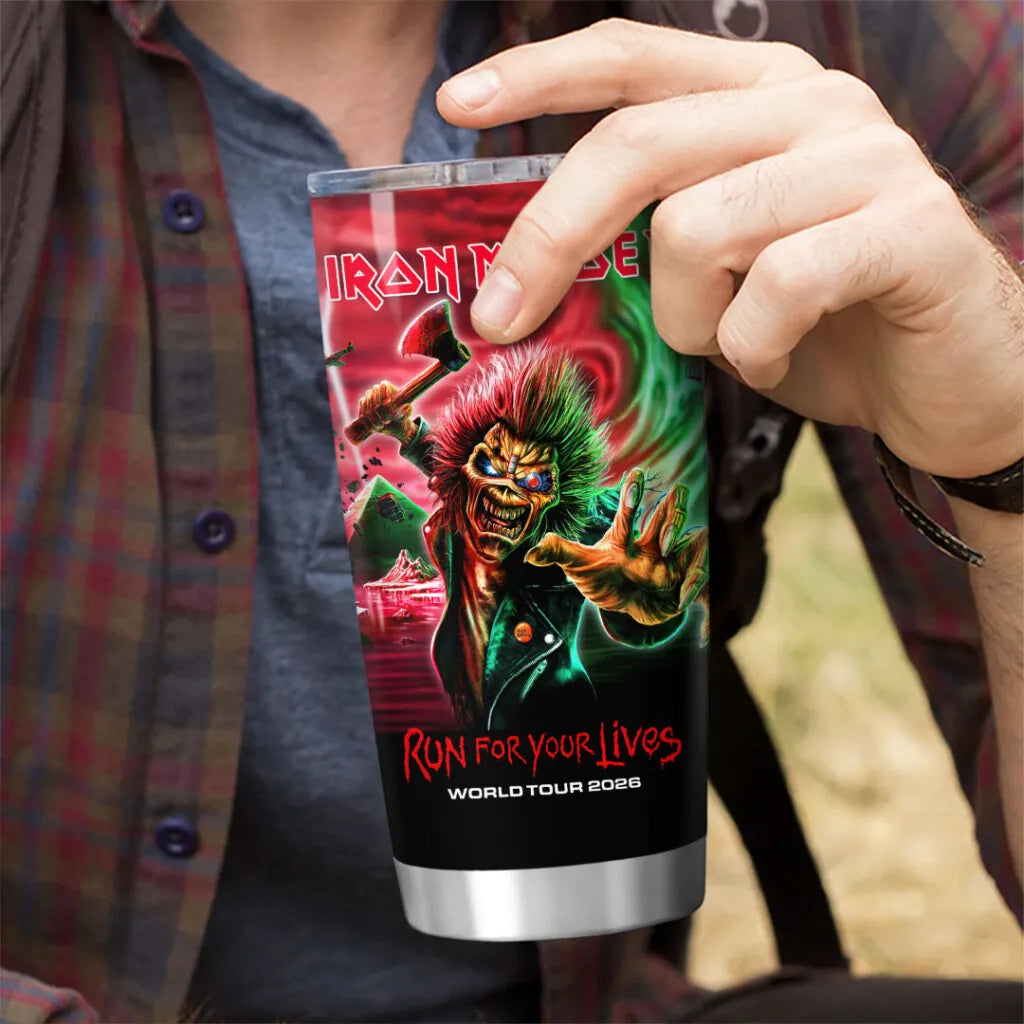 LIMITED EDITION - NEW CUSTOMIZED IRON MAIDEN TUMBLER CUP