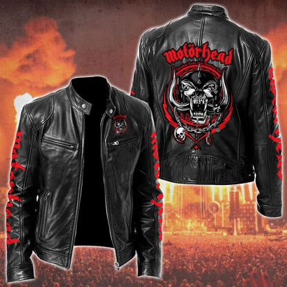 LIMITED EDITION - NEW CUSTOMIZED MOTÖRHEAD MOTORCYCLE LEATHER JACKET