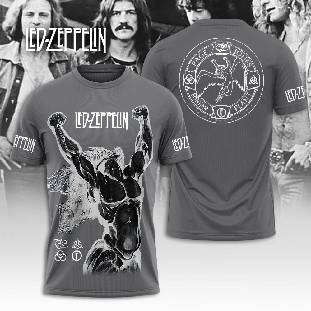 LIMITED EDITION - NEW CUSTOMIZED LED ZEPPELIN T-SHIRT, HOODIE, ZIP HOODIE
