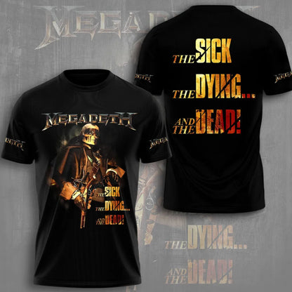 LIMITED EDITION - NEW CUSTOMIZED MEGADETH T-SHIRT, HOODIE, ZIP HOODIE