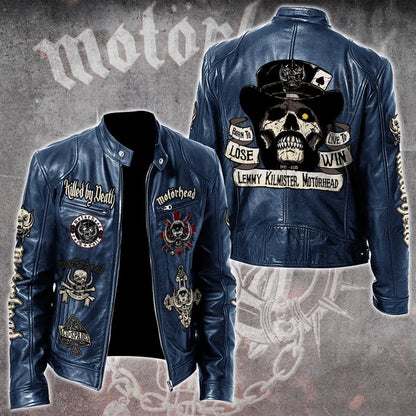 LIMITED EDITION - NEW CUSTOMIZED MOTÖRHEAD MOTORCYCLE LEATHER JACKET