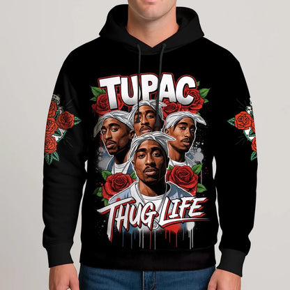 LIMITED EDITION - NEW CUSTOMIZED TUPAC SHAKUR T-SHIRT, HOODIE, ZIP HOODIE