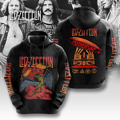 LIMITED EDITION - NEW CUSTOMIZED LED ZEPPELIN T-SHIRT, HOODIE, ZIP HOODIE