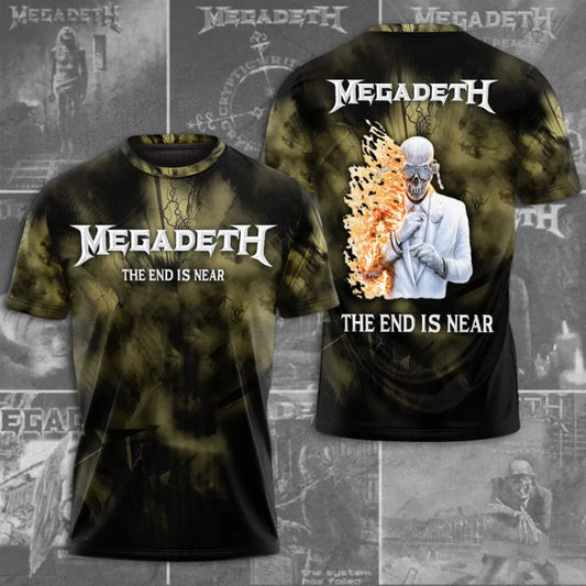 LIMITED EDITION - NEW CUSTOMIZED MEGADETH T-SHIRT, HOODIE, ZIP HOODIE