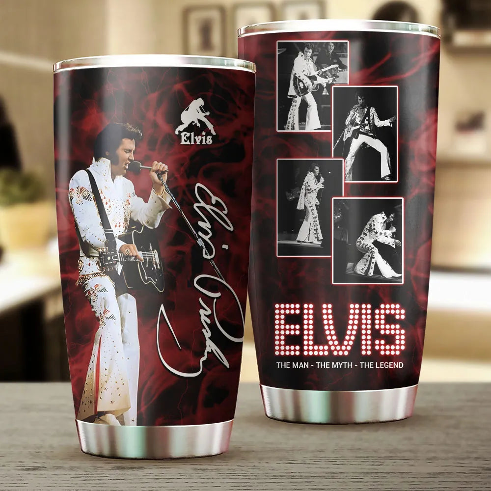 LIMITED EDITION - NEW CUSTOMIZED ELVIS PRESLEY TUMBLER CUP
