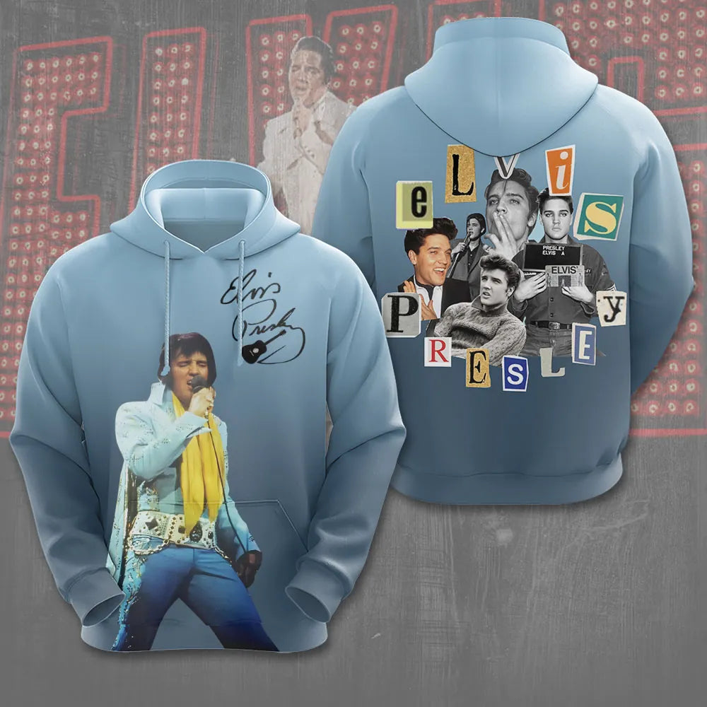 LIMITED EDITION - NEW CUSTOMIZED ELVIS PRESLEY T-SHIRT, HOODIE, ZIP HOODIE