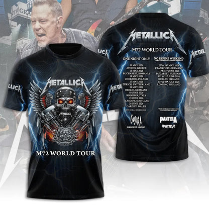 LIMITED EDITION - NEW CUSTOMIZED METALLICA T-SHIRT, HOODIE, ZIP HOODIE