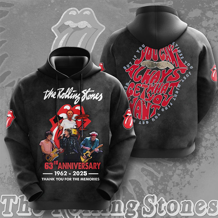 LIMITED EDITION - NEW CUSTOMIZED THE ROLLING STONES T-SHIRT, HOODIE, ZIP HOODIE