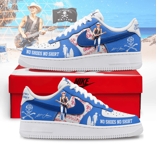 LIMITED EDITION - NEW CUSTOMIZED KENNY CHESNEY AF1 SHOES