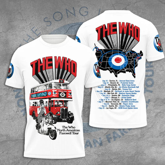 LIMITED EDITION - NEW CUSTOMIZED THE WHO T-SHIRT, HOODIE, ZIP HOODIE