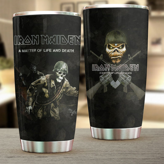 LIMITED EDITION - NEW CUSTOMIZED IRON MAIDEN TUMBLER CUP