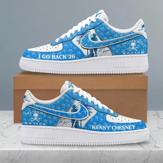 LIMITED EDITION - NEW CUSTOMIZED KENNY CHESNEY AF1 SHOES