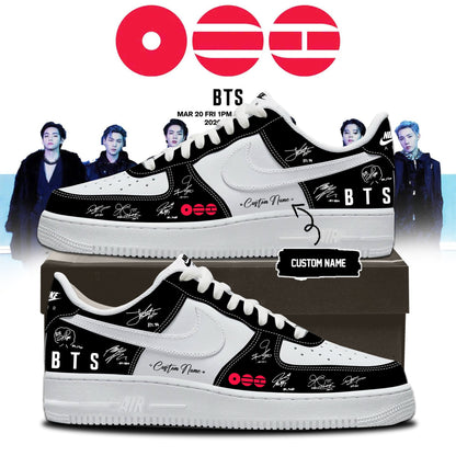 LIMITED EDITION - BTS COMEBACK WORLD TOUR AF1 SHOES