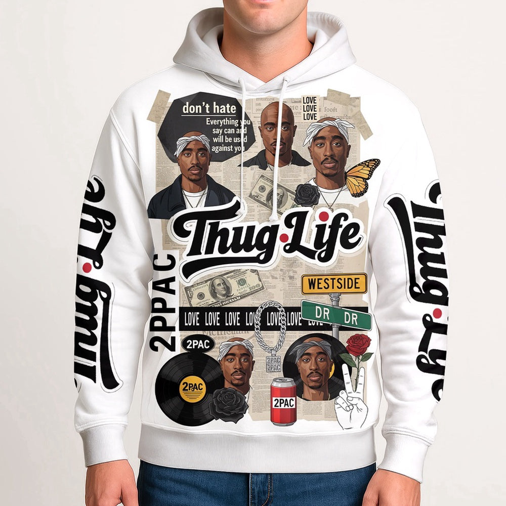 LIMITED EDITION - NEW CUSTOMIZED TUPAC SHAKUR T-SHIRT, HOODIE, ZIP HOODIE
