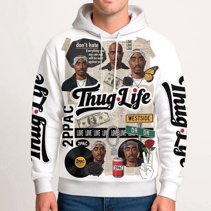 LIMITED EDITION - NEW CUSTOMIZED TUPAC SHAKUR T-SHIRT, HOODIE, ZIP HOODIE