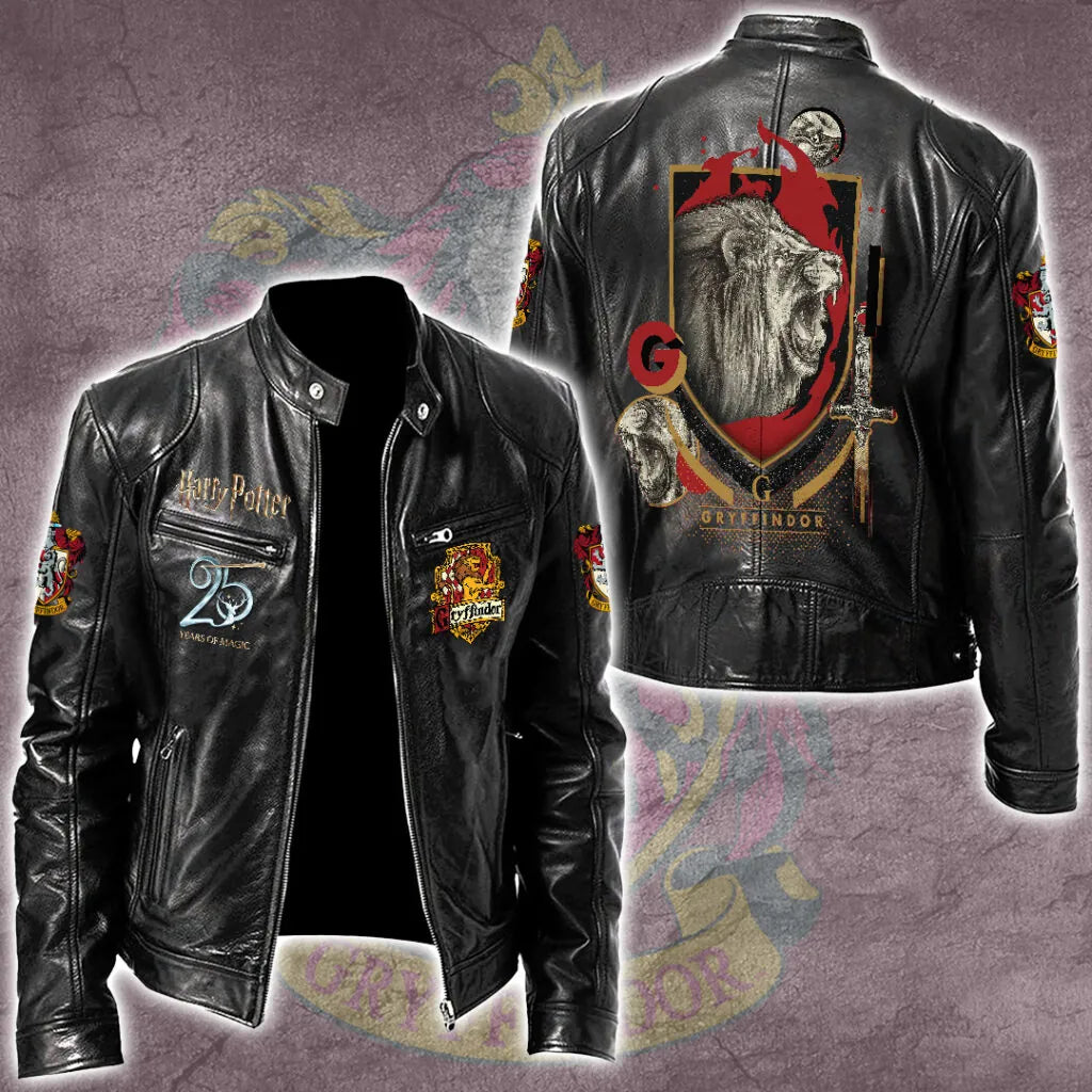 LIMITED EDITION - NEW CUSTOMIZED HRPT MOTORCYCLE LEATHER JACKET