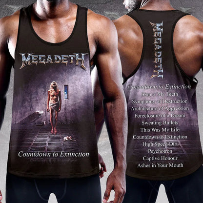 LIMITED EDITION - NEW CUSTOMIZED MEGADETH UNISEX TANK TOP