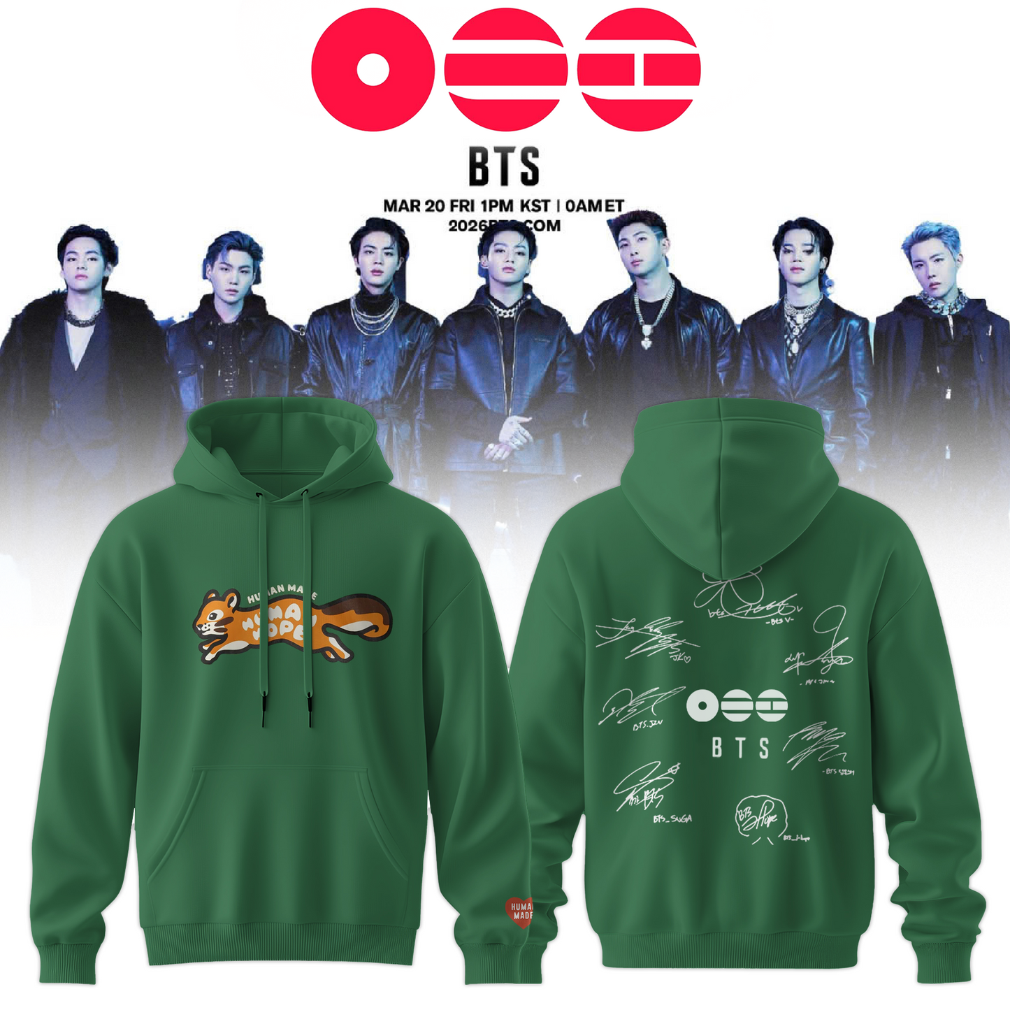 LIMITED EDITION - BTS COMEBACK WORLD TOUR APPAREL
