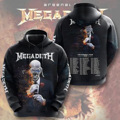 LIMITED EDITION - NEW CUSTOMIZED MEGADETH T-SHIRT, HOODIE, ZIP HOODIE