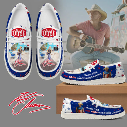 LIMITED EDITION - NEW CUSTOMIZED KENNY CHESNEY LOAFER SHOES