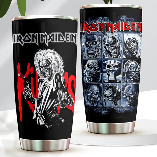 LIMITED EDITION - NEW CUSTOMIZED IRON MAIDEN TUMBLER CUP