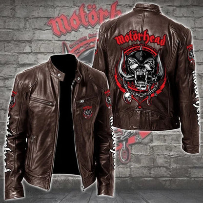 LIMITED EDITION - NEW CUSTOMIZED MOTÖRHEAD MOTORCYCLE LEATHER JACKET
